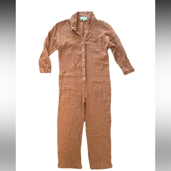 PINCH romper in orange copper color size large - Picture 4 of 4